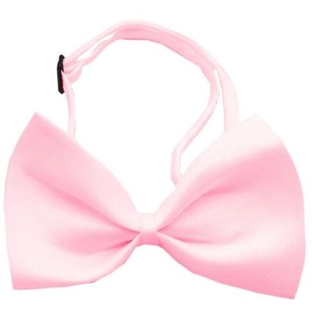 UNCONDITIONAL LOVE Plain Light Pink Bow Tie UN797156